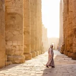 Solo Travel Christmas Egypt Tours at Luxor Temple, Egypt